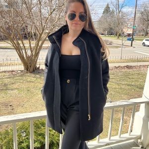 JCrew Black Coat